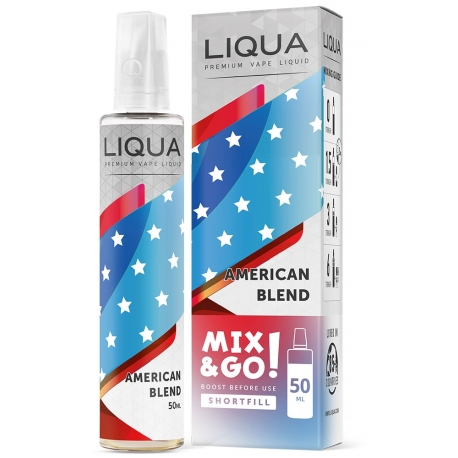 E-liquide LIQUA 50 ml Mix & Go Tabac Américain / American Blend - LIQUA