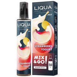 E-liquide Liqua 50 ml Mix & Go Yaourt aux Fraises / Strawberry Yogurt