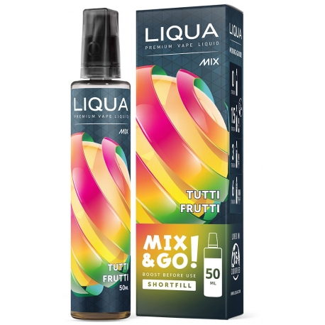 E-liquid Liqua 50 ml Mix & Go Tutti Frutti - LIQUA