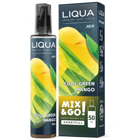 E-liquide LIQUA 50 ml Mix & Go Mangue Verte Glacée / Cool Green Mango - LIQUA