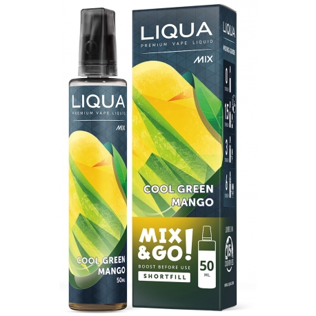 E-liquid LIQUA Mix & Go Cool Green Mango 50 ml - LIQUA