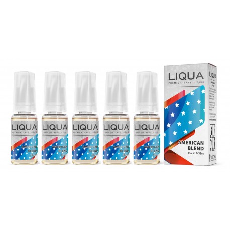 E-liquide Liqua American Blend Pack de 5 - LIQUA