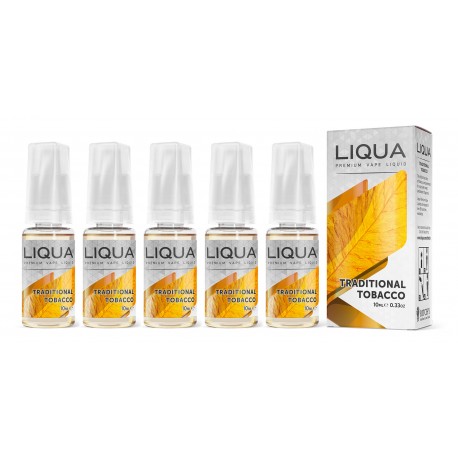  E-liquide Classique Traditionnel Pack de 5 - LIQUA