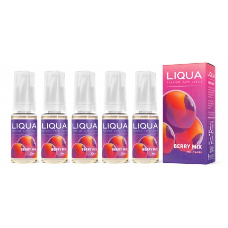 E-liquide Liqua Fruits Rouges Pack de 5 - LIQUA