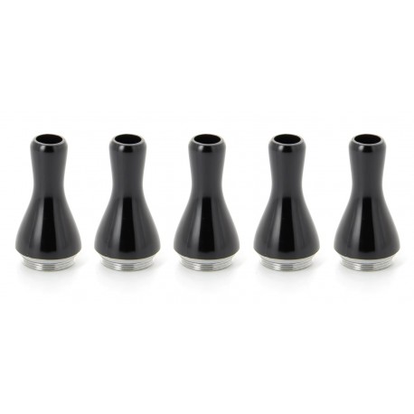 Drip Tip Noir pour Clearomiseur T2 - pack de 5 - LIQUA