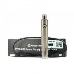 Batterie Kangertech EVOD USB 650 mAh Inox