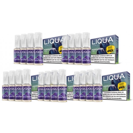 Liqua - Cassis / Blackcurrant Pack de 20 - LIQUA