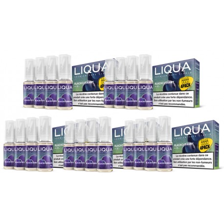 Liqua - Cassis / Blackcurrant Pack de 20 - LIQUA