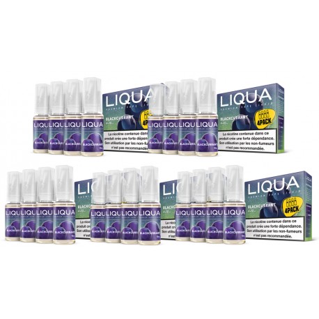 Liqua - Schwarze Johannisbeere / Blackcurran Packung mit 20 - LIQUA