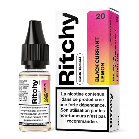 Ritchy Black Currant Lemon aux sels de nicotine - LIQUA