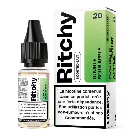 Ritchy Double Sour Apple aux sels de nicotine - LIQUA