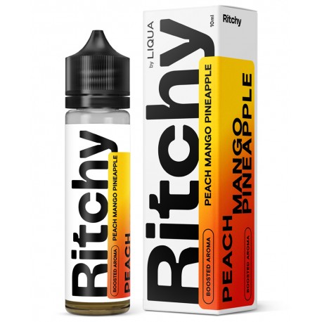 Ritchy Long-Fill Arôme 12ml Peach Mango Pineapple - LIQUA